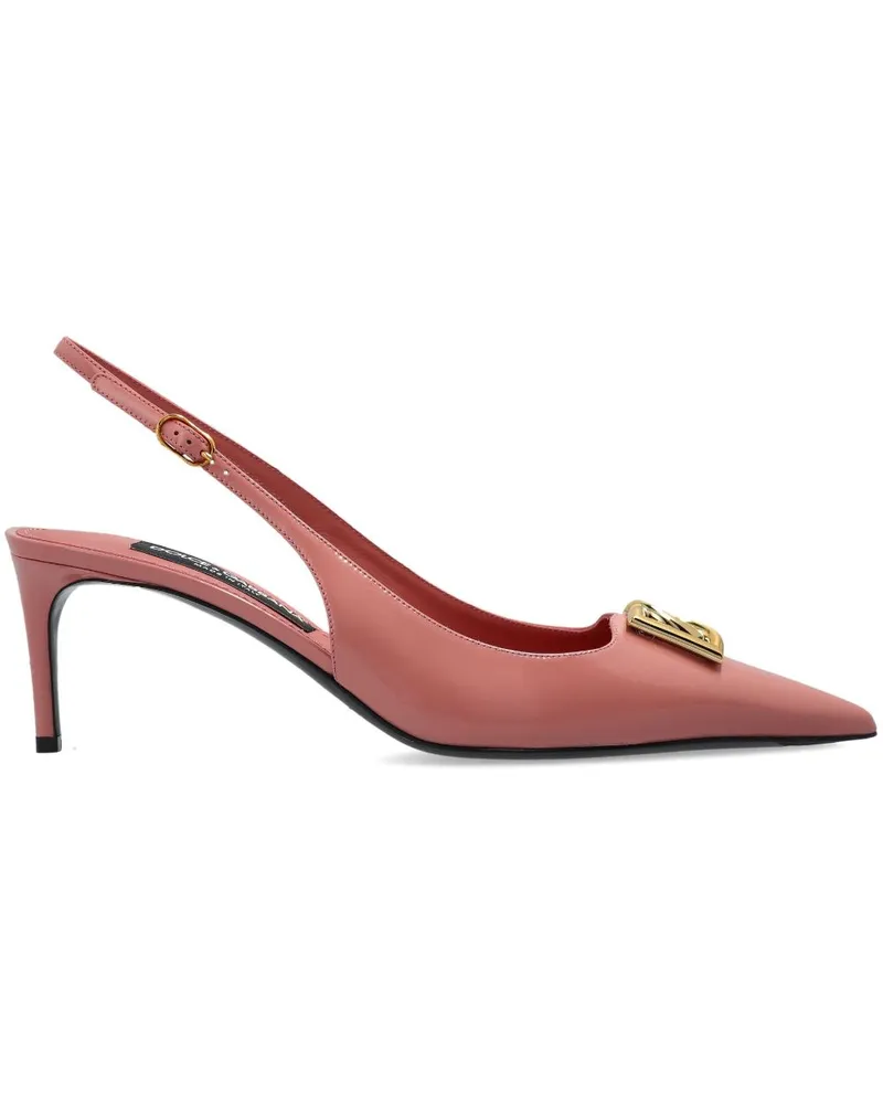 Dolce & Gabbana Lollo Slingback-Pumps 75mm - Rosa Rosa