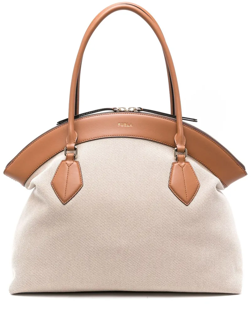 Furla Große Erica Tote Bag - Nude Nude
