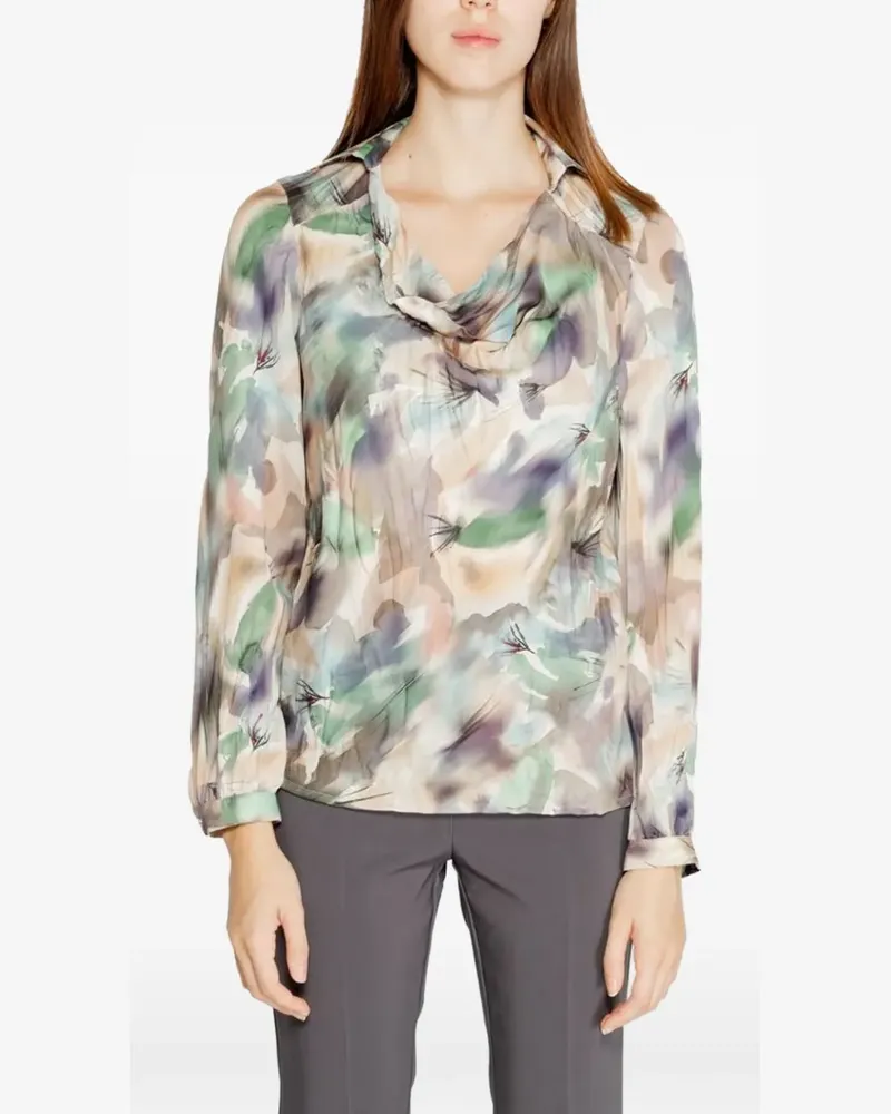 Rinascimento long-sleeves blouse - Grün Grün