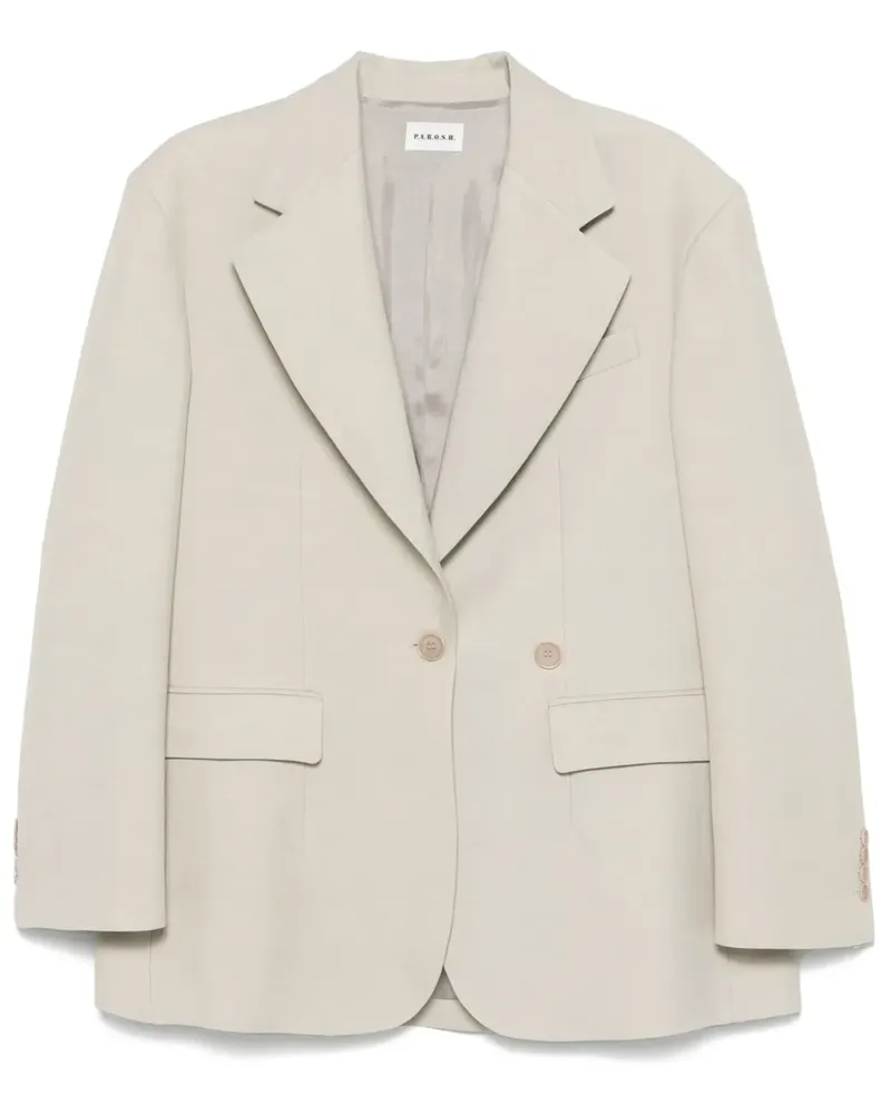 P.A.R.O.S.H. P.A.R.O H. Raisa Blazer - Grau Grau