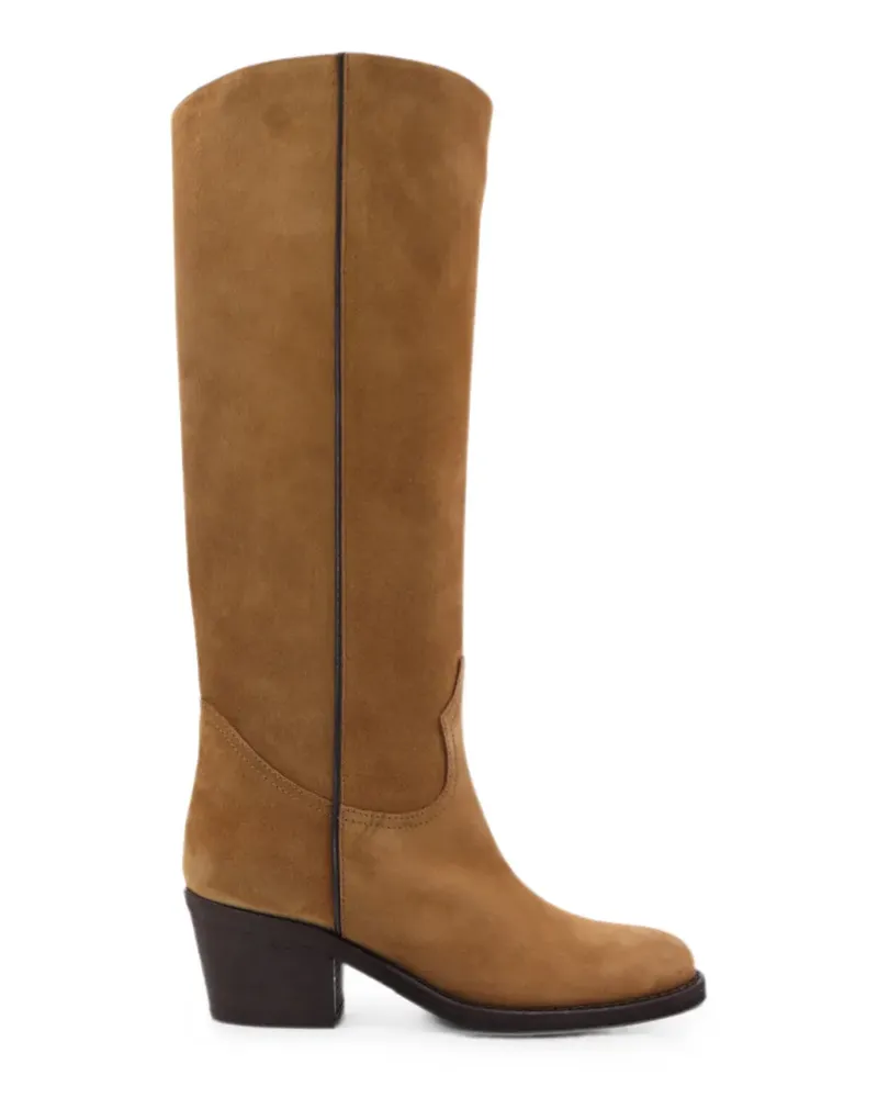 NOTABENE Ancy 65 suede knee-high boots - Nude Nude
