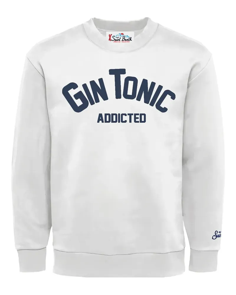 MC2 Saint Barth Sweatshirt mit Rundhalsausschnitt - Weiß Weiß