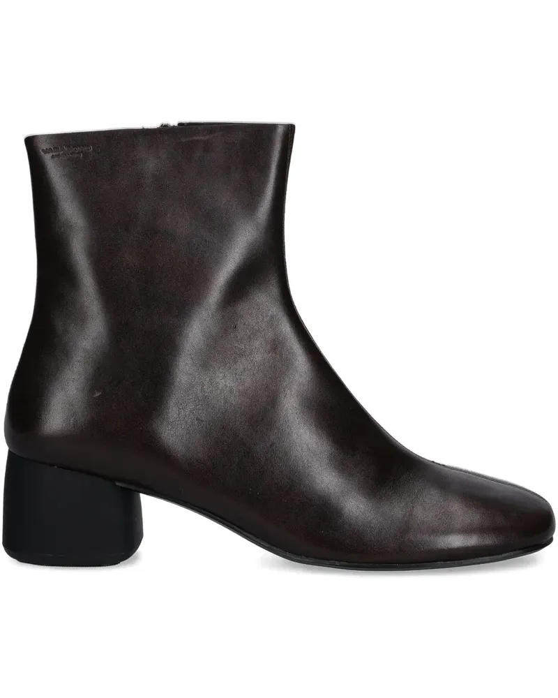 Vagabond 50mm Livia block-heel ankle boots - Braun Braun