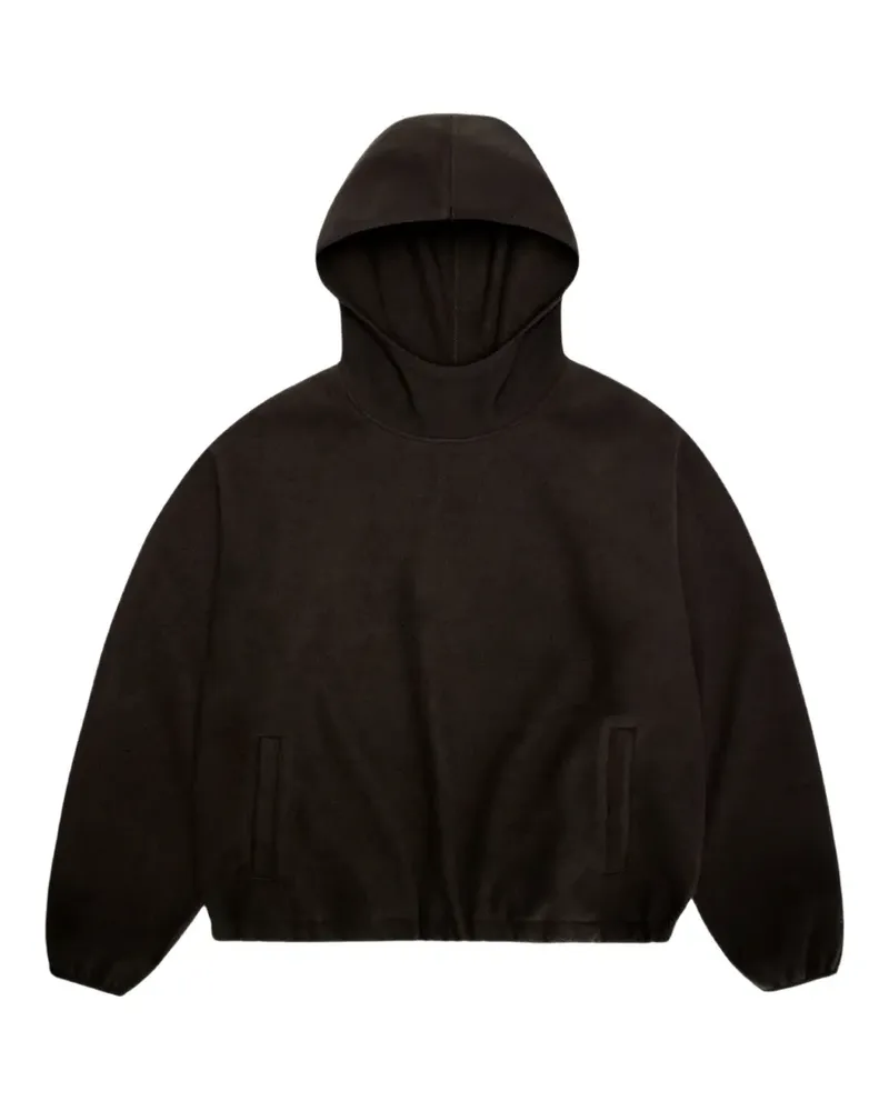 RAINS Hoodie aus Fleece - Braun Braun