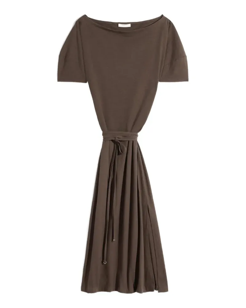 Christophe Lemaire Kleid mit Gürtel - Braun Braun