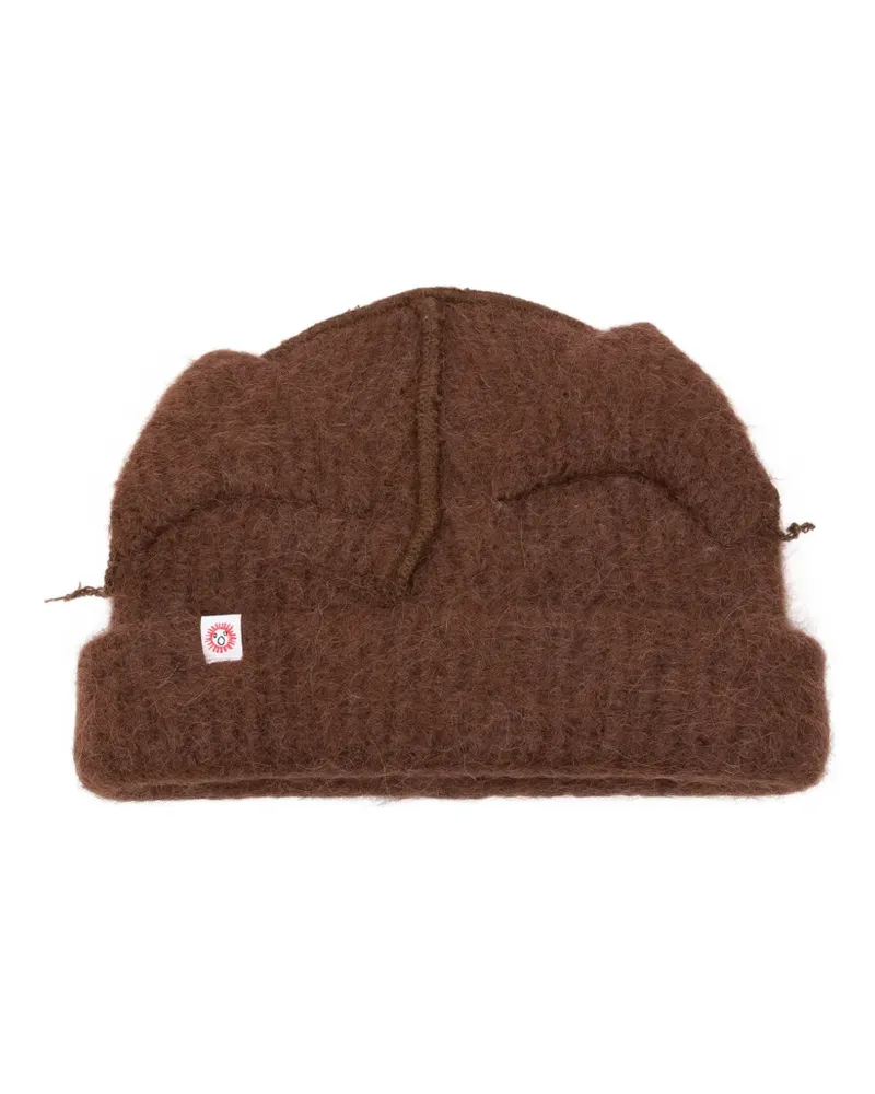 Charles Jeffrey Loverboy chunky ears beanie hat - Braun Braun