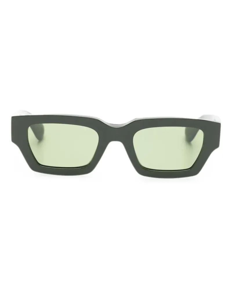 Oliver Peoples Sonnenbrille mit eckigem Gestell - Grün Grün