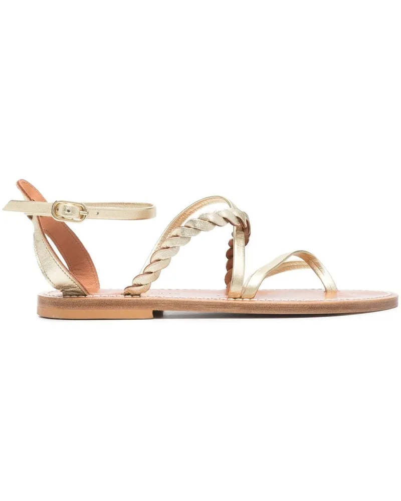 K.Jacques  Metallische Malouine Sandalen - Gold Gold