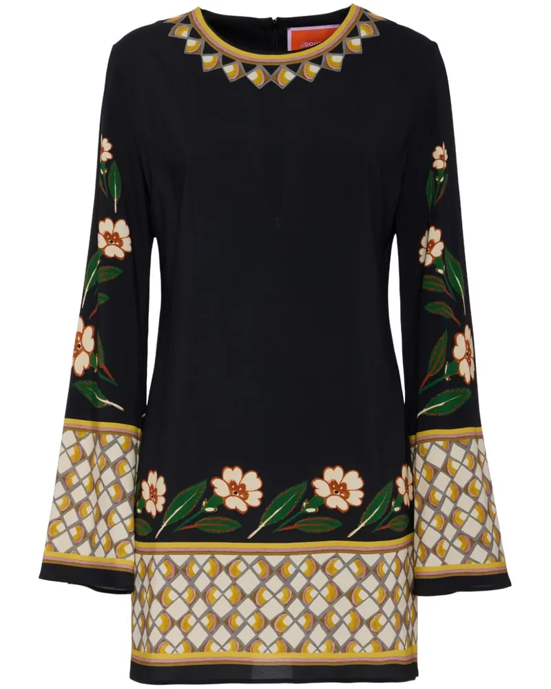 La DoubleJ Supreme Swing Minikleid - Schwarz Schwarz