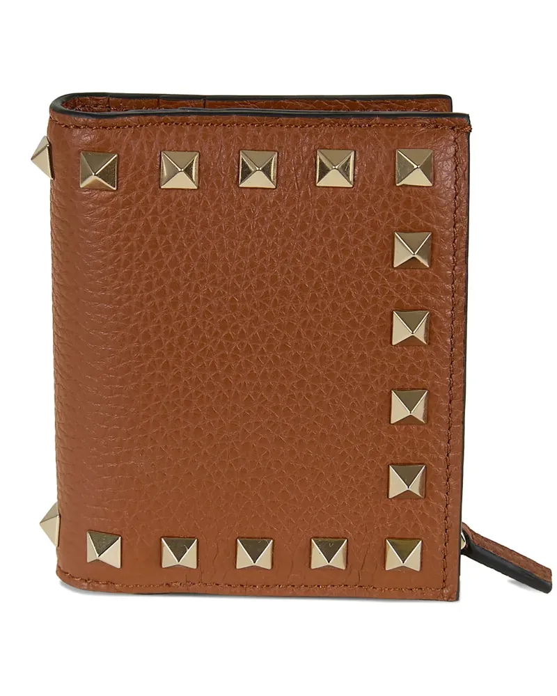 Valentino Garavani rockstud-embellished wallet - Braun Braun