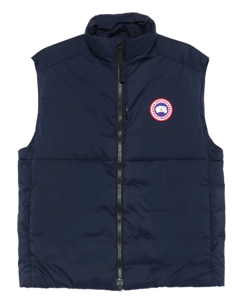 Canada Goose Gesteppte Weste mit Logo-Patch - Blau Blau