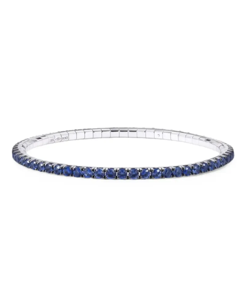 Roberto Demeglio Tennisarmband mit Saphir - Silber Silber