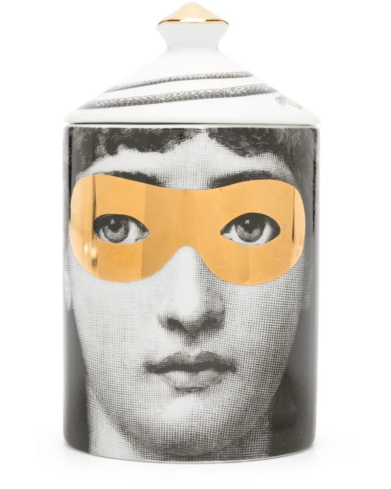 Fornasetti Se Poi Mascherina Kerze 310g Schwarz