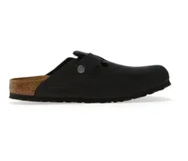 Boston Mules aus Leder - Schwarz