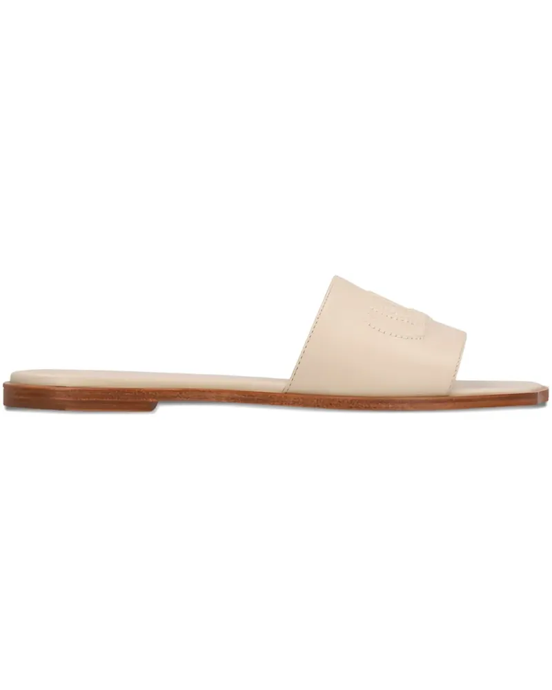 Chloé Sandalen mit Logo-Prägung - Weiß Weiß