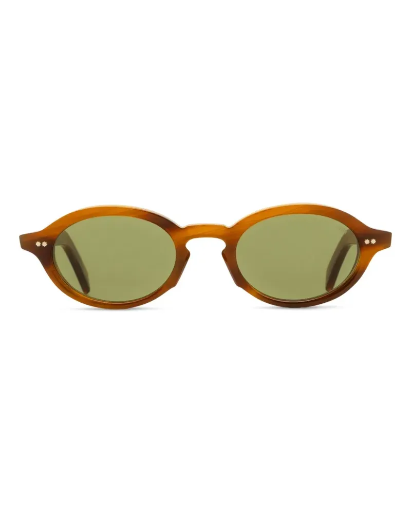 Cutler and Gross Sonnenbrille mit rundem Gestell - Braun Braun