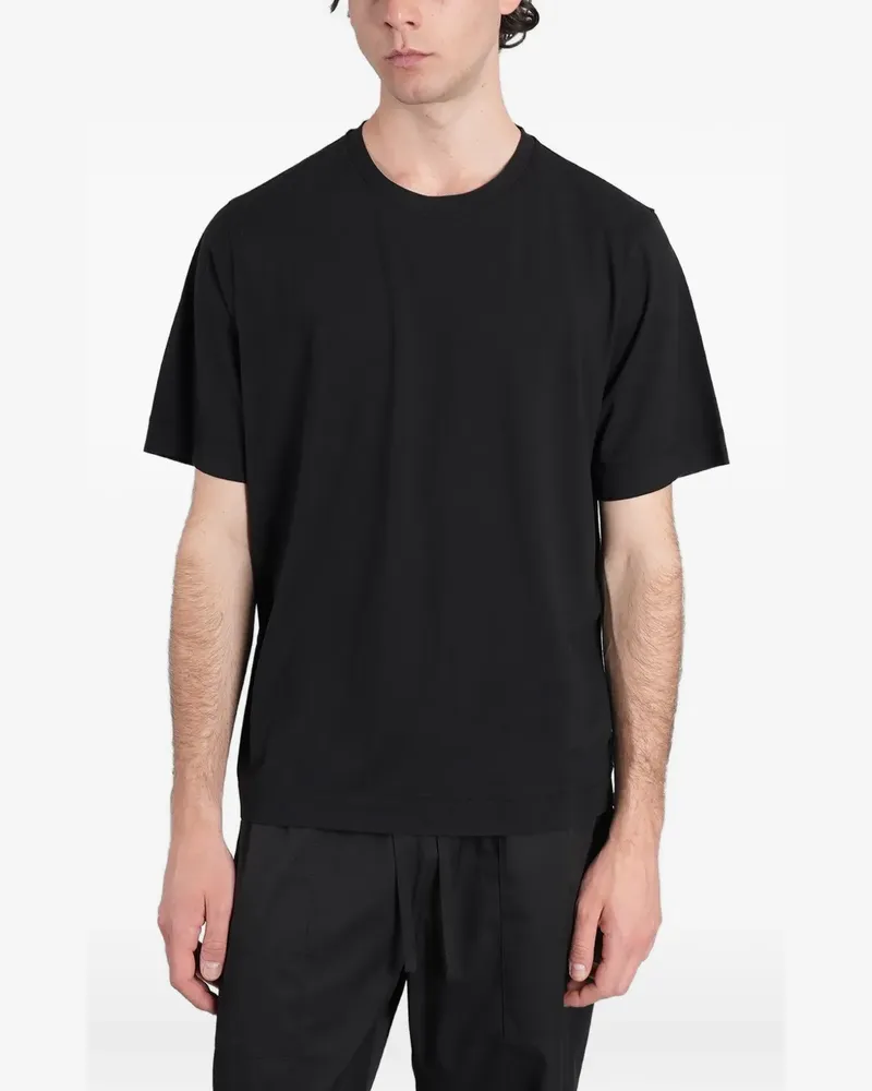 Alpha Studio crew-neck short-sleeve T-shirt - Schwarz Schwarz