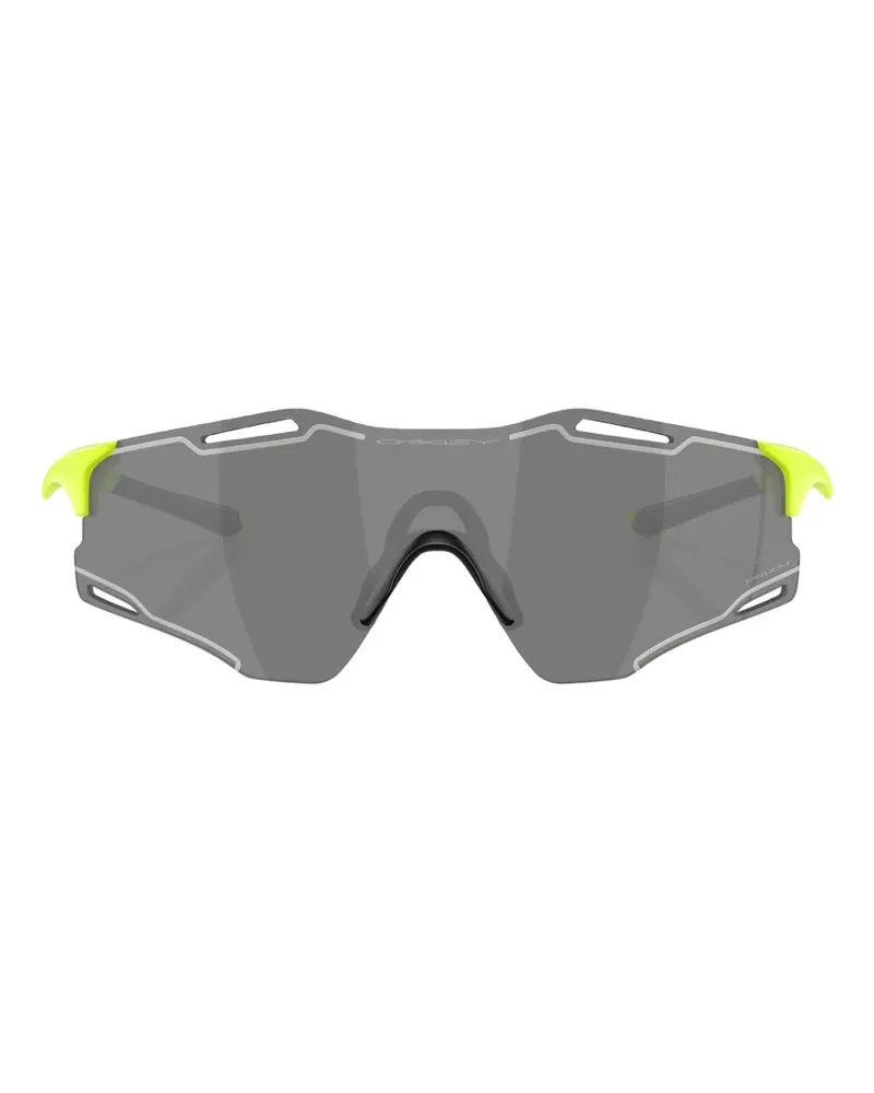 Oakley Cyber Zero Sonnenbrille mit geometrischem Gestell - Grau Grau