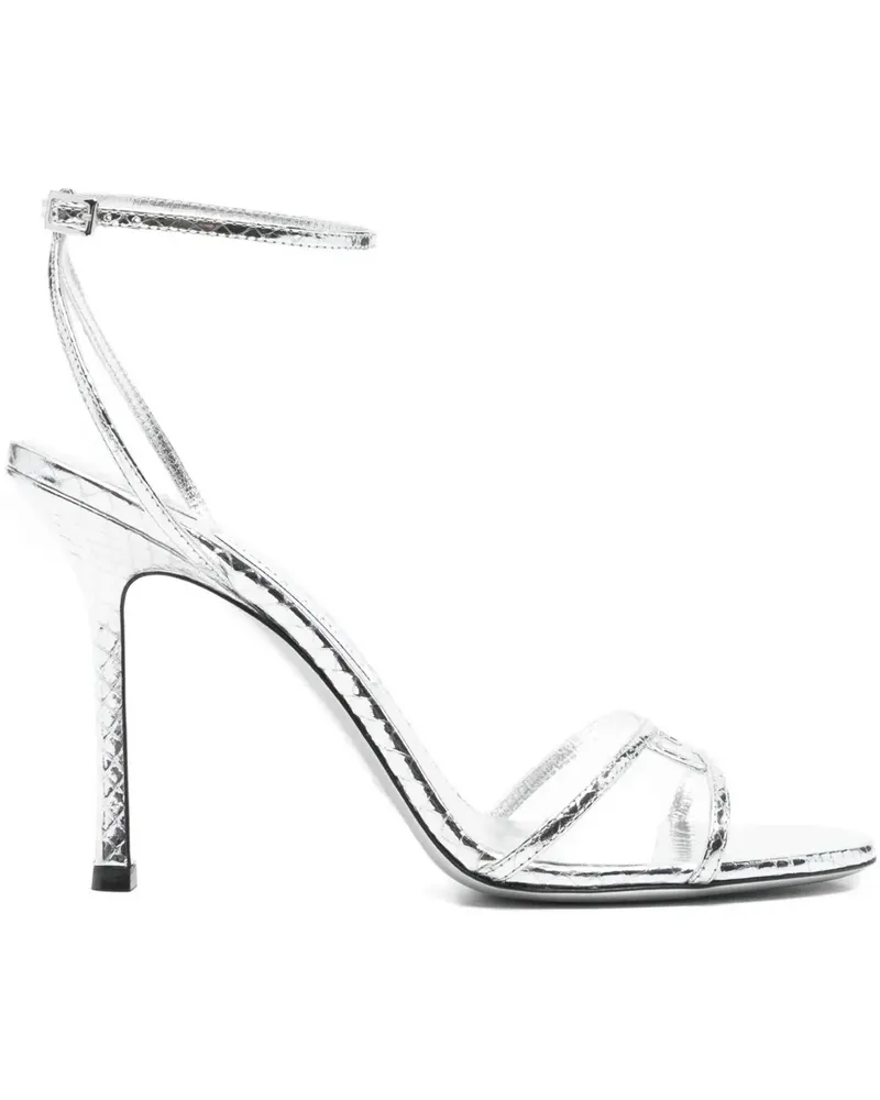 Jimmy Choo 100mm Leo sandal - Silber Silber