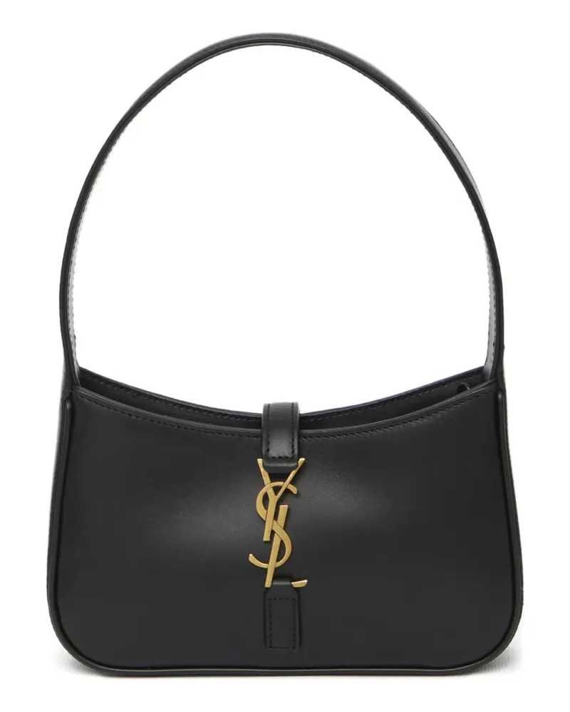 Saint Laurent mini Le 5 À 7 logo-detail tote bag - Schwarz Schwarz