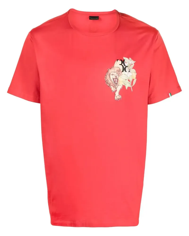 Billionaire T-Shirt mit grafischem Print - Rot Rot