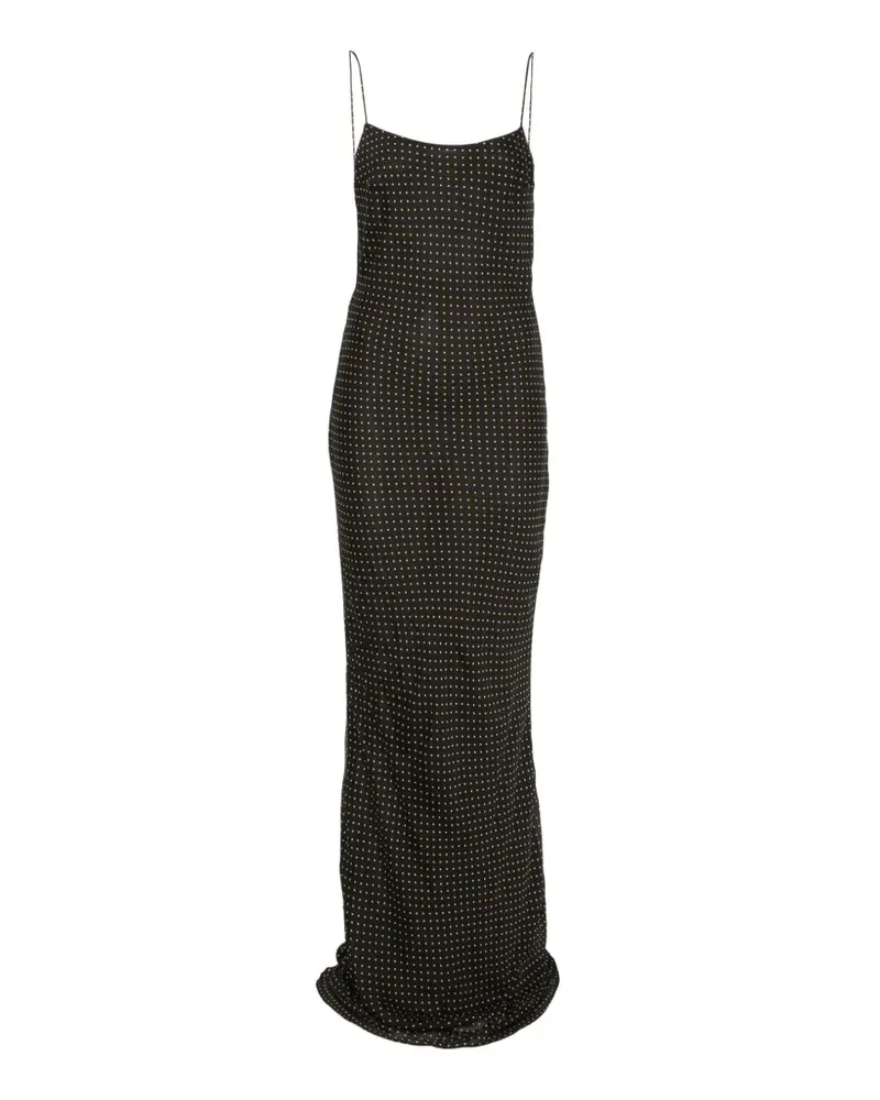 ANDAMANE Ninfea polka-dot maxi dress - Schwarz Schwarz