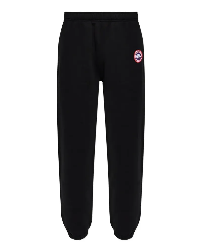 Canada Goose Wander logo-patch track pants - Schwarz Schwarz