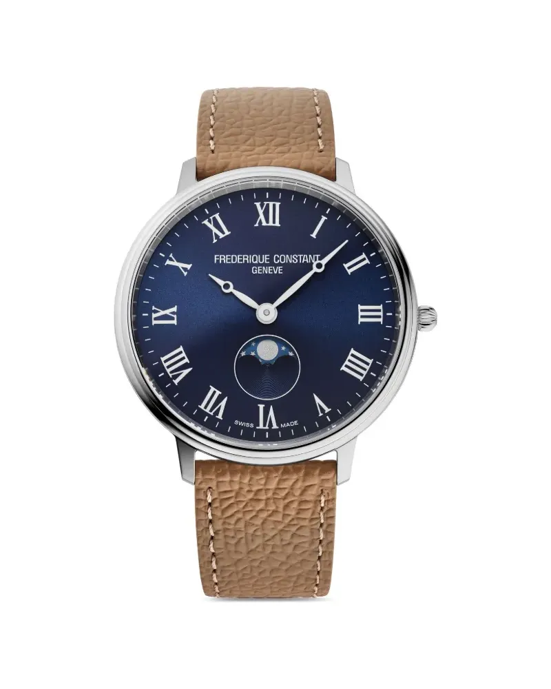Frédérique Constant Classics Moonphase 39mm - Blau Blau