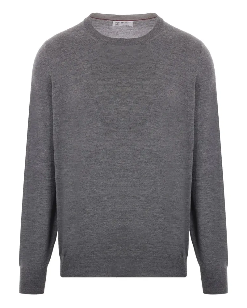 Brunello Cucinelli Klassischer Pullover - Grau Grau