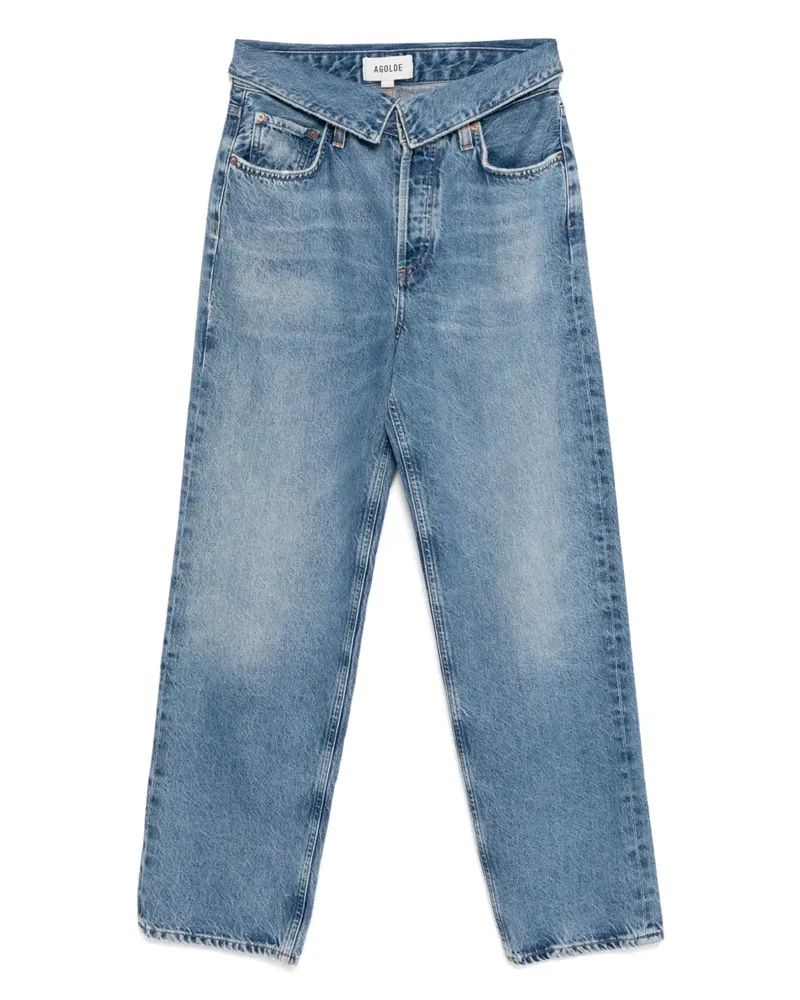 AGOLDE Echo Tapered-Jeans - Blau Blau