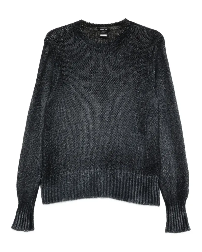 Avant Toi ribbed-knit crew-neck sweater - Blau Blau