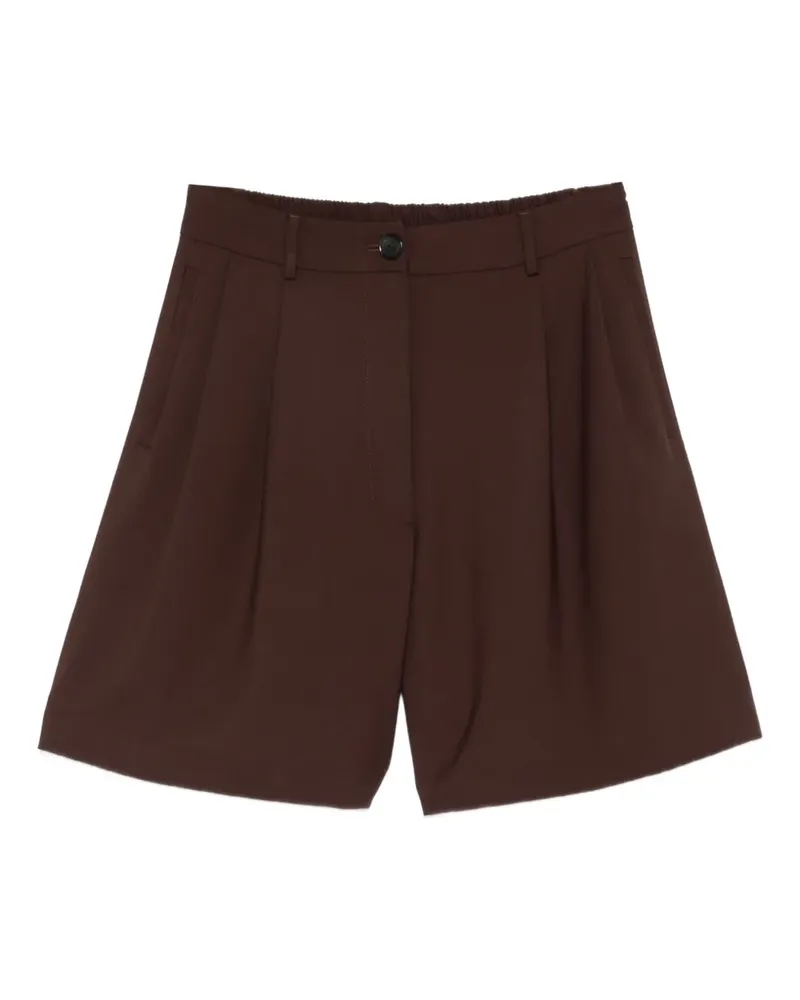 CORDERA button pleated shorts - Rot Rot