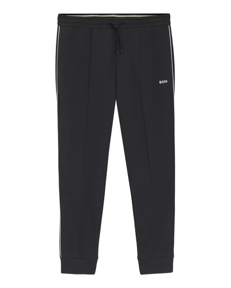 HUGO BOSS Jogginghose mit Paspelierung aus Baumwollgemisch - Blau Blau
