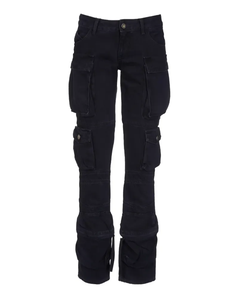 ATTICO black cargo jeans - Blau Blau
