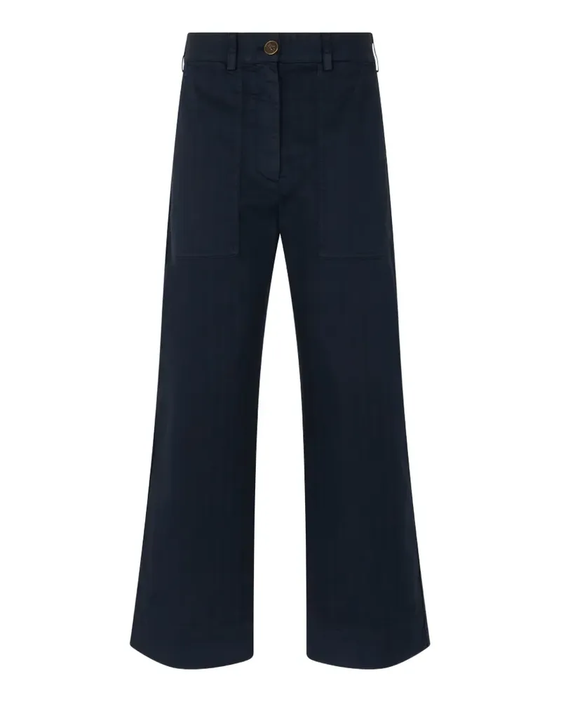 Etro patch pocket trousers - Blau Blau