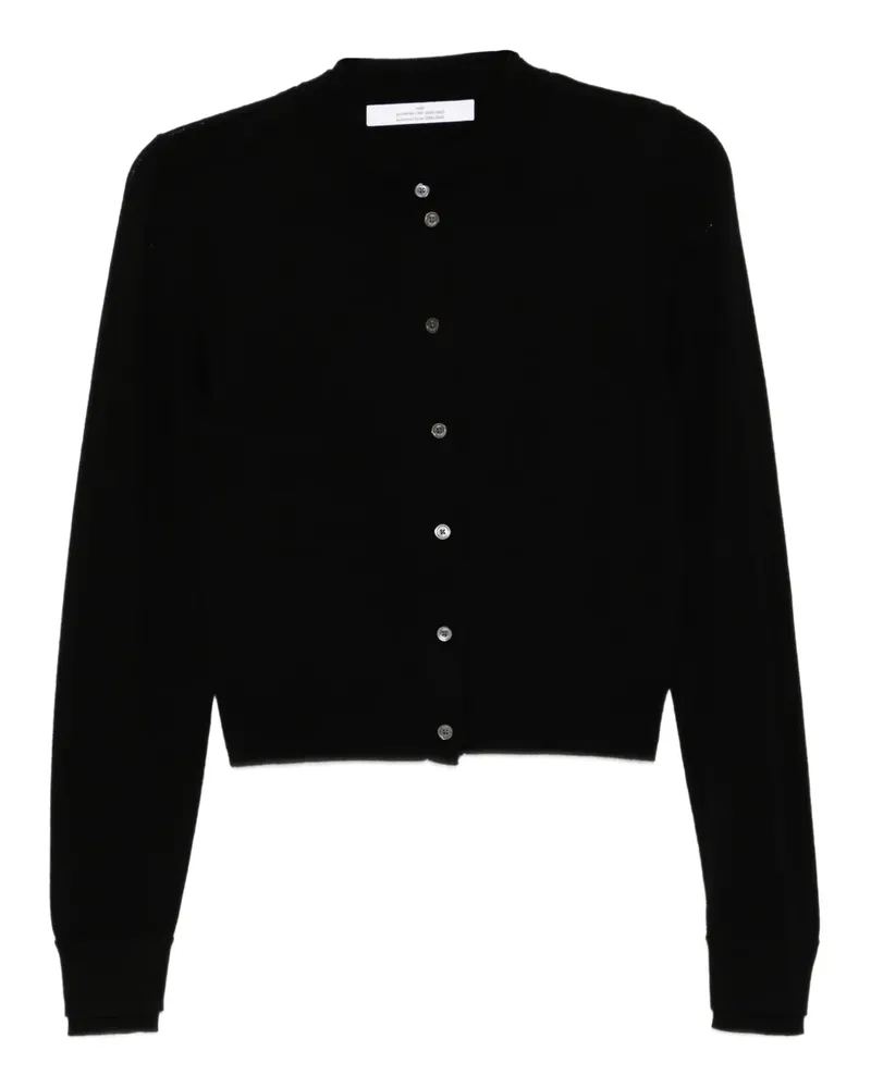 Rokh Cardigan im Layering-Look - Schwarz Schwarz