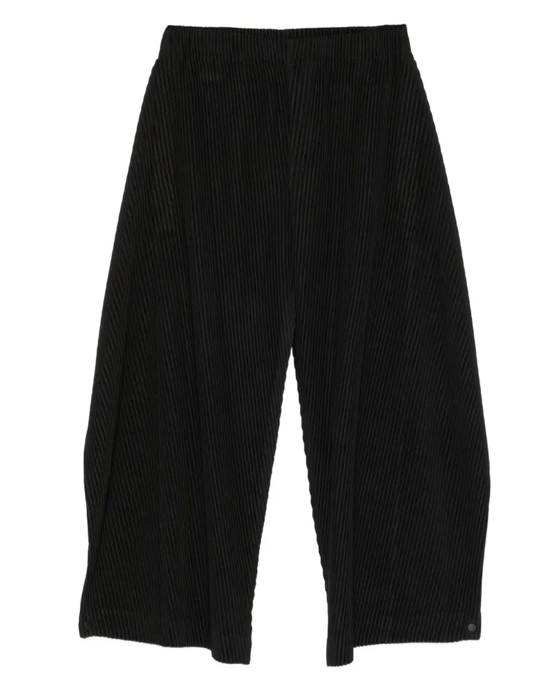 Issey Miyake Angular Stone trousers - Schwarz Schwarz