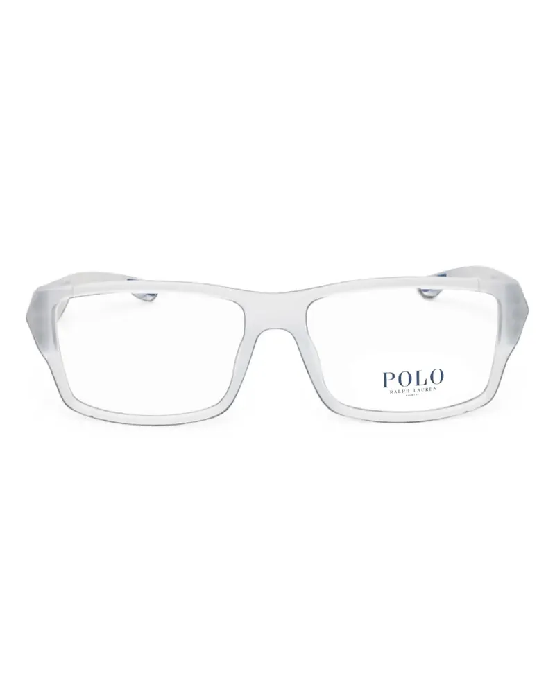 Ralph Lauren Brille mit eckigem Gestell - Weiß Weiß