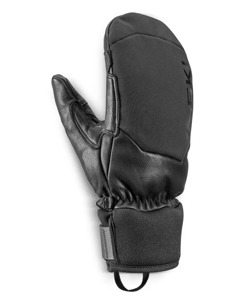 Leki Handschuhe aus Leder - Schwarz Schwarz