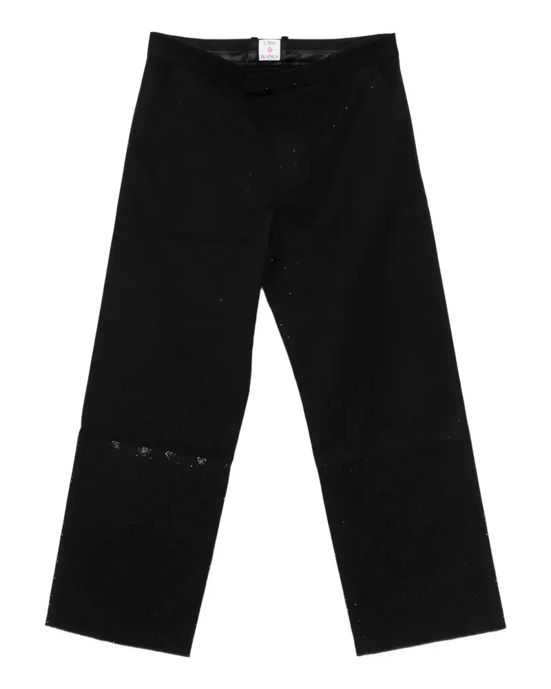 Casablanca Paris patterned trousers - Schwarz Schwarz