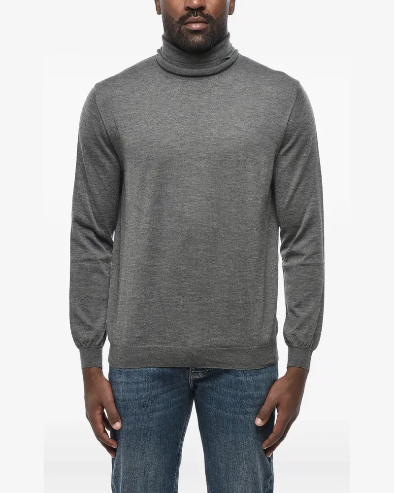 Malo Pullover mit Rollkragen - Grau Grau