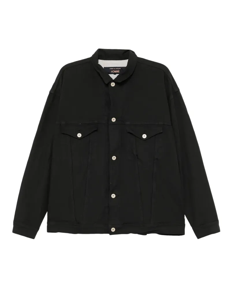 Comme des Garçons Jeansjacke mit Knopfleiste - Schwarz Schwarz