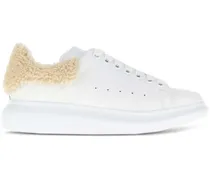 Sneakers aus Shearling - Weiß