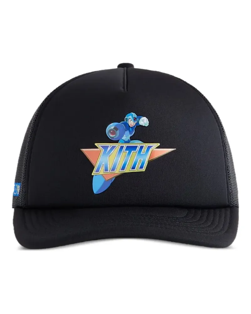 KITH x Capcom Mega-Man Baseballkappe - Schwarz Schwarz
