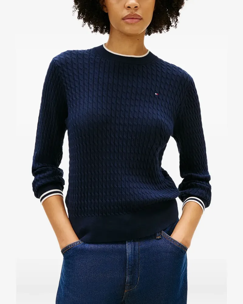 Tommy Hilfiger cable knit sweater - Blau Blau