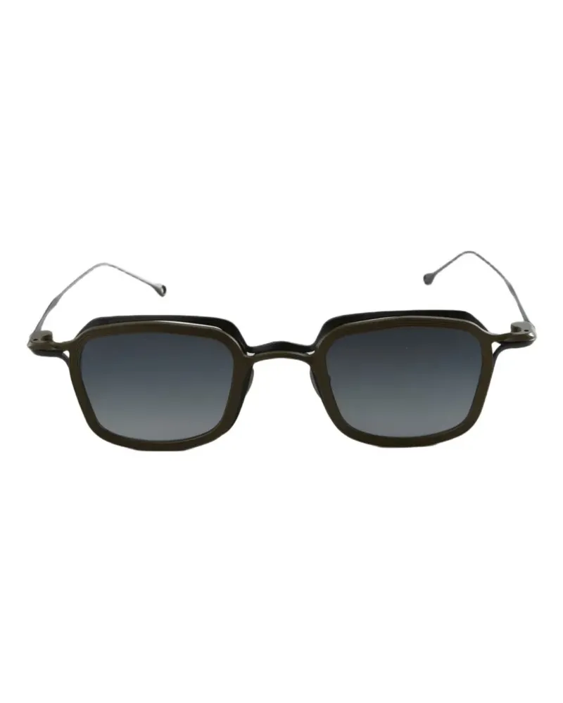 RIGARDS square-frame clip-on sunglasses - Braun Braun