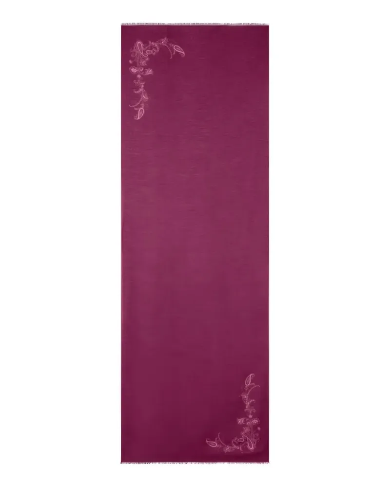 Etro Kaschmirschal mit Paisleymuster - Violett Violett