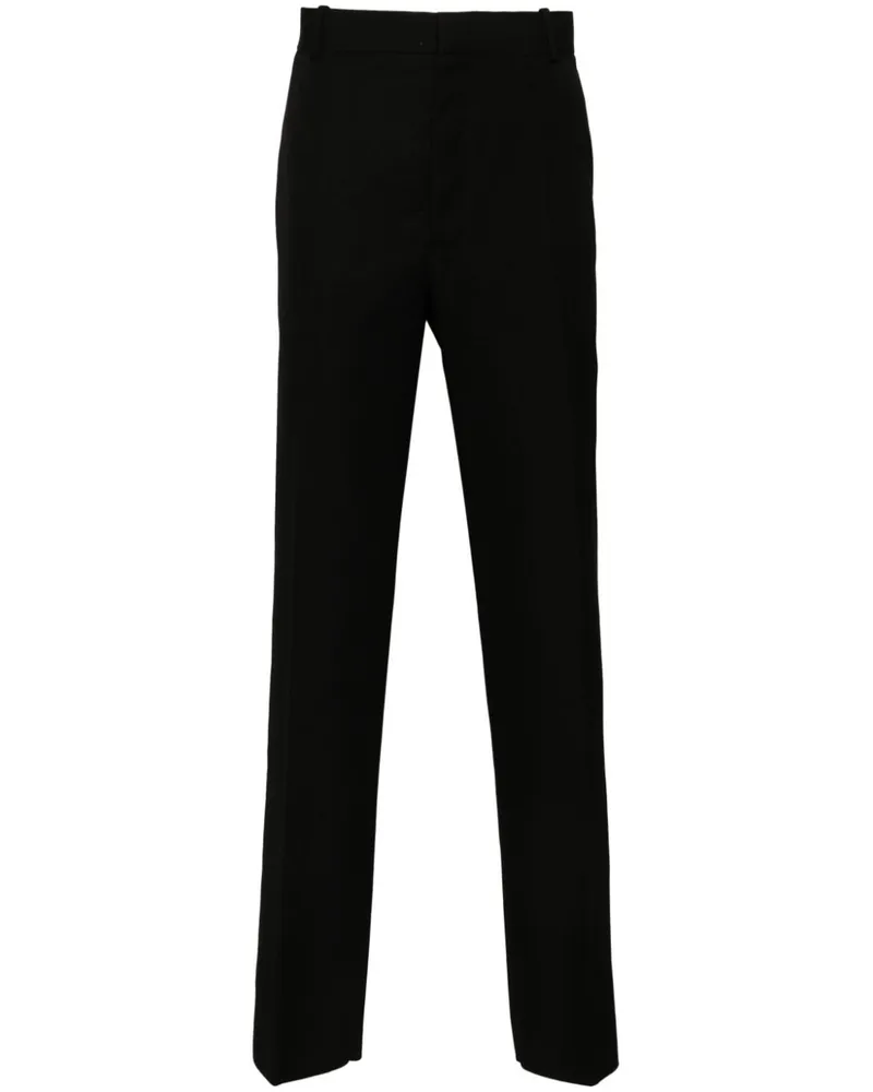 Alexander McQueen Klassische Zigarettenhose - Schwarz Schwarz