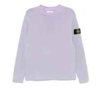 Pullover mit gemaltem Effekt - Violett