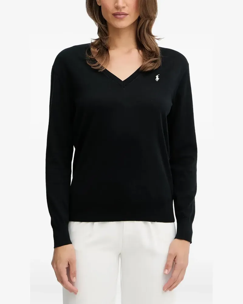 Ralph Lauren Pullover mit V-Ausschnitt - Schwarz Schwarz